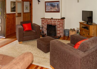 Coachman's Cottage has a fire and is perfect for holidays with friends in Dumfries and Galloway | Chapelton Farm Cottages