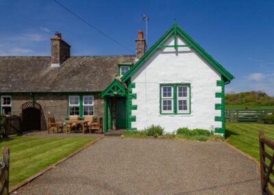 Chapelton Cottage No.1, is a rural, dog-friendly family holiday cottage with a large garden in south-west Scotland | Chapelton Farm Cottages