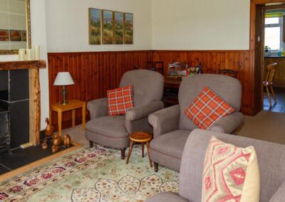 Chapelton Cottage No.1, is a rural, dog-friendly holiday cottage with a log burner in south-west Scotland | Chapelton Farm Cottages