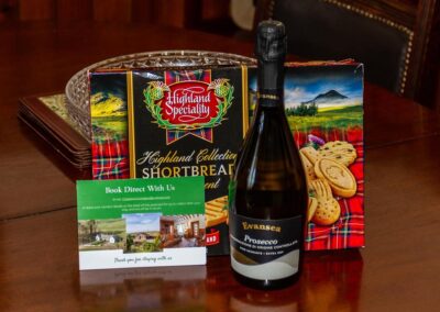 A welcome hamper awaits at Chapelton Cottage No.1 | Chapelton Farm Cottages